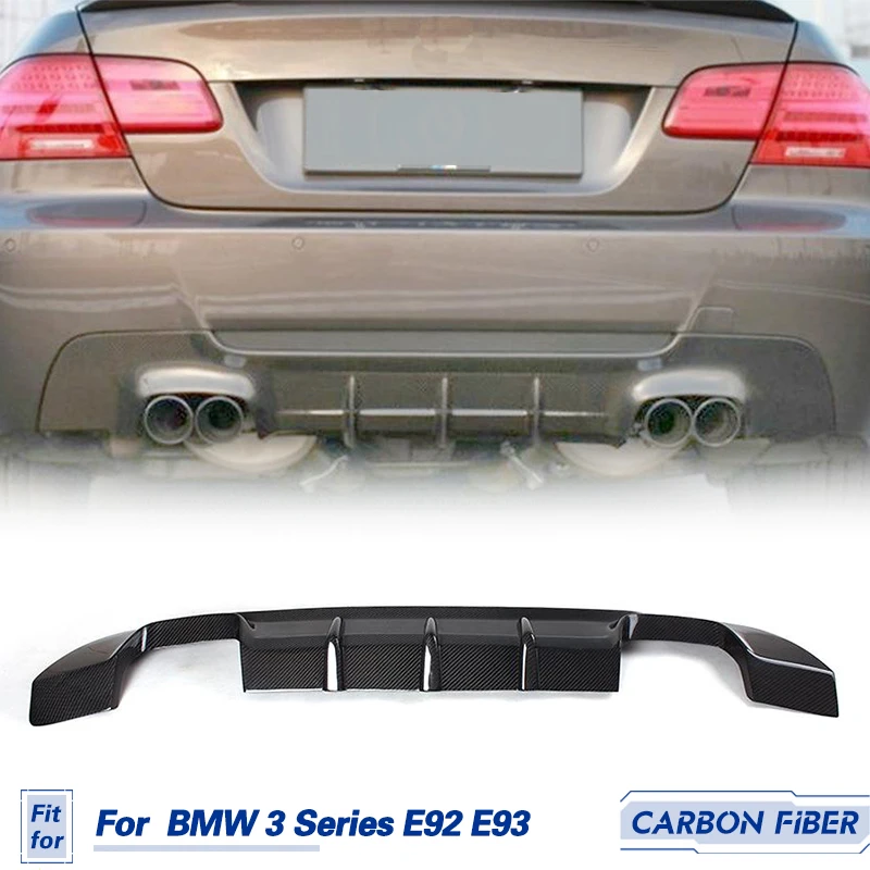 Задний диффузор спойлер из углеродного волокна для BMW 3 серии E92 E93 335i M Sport Coupe