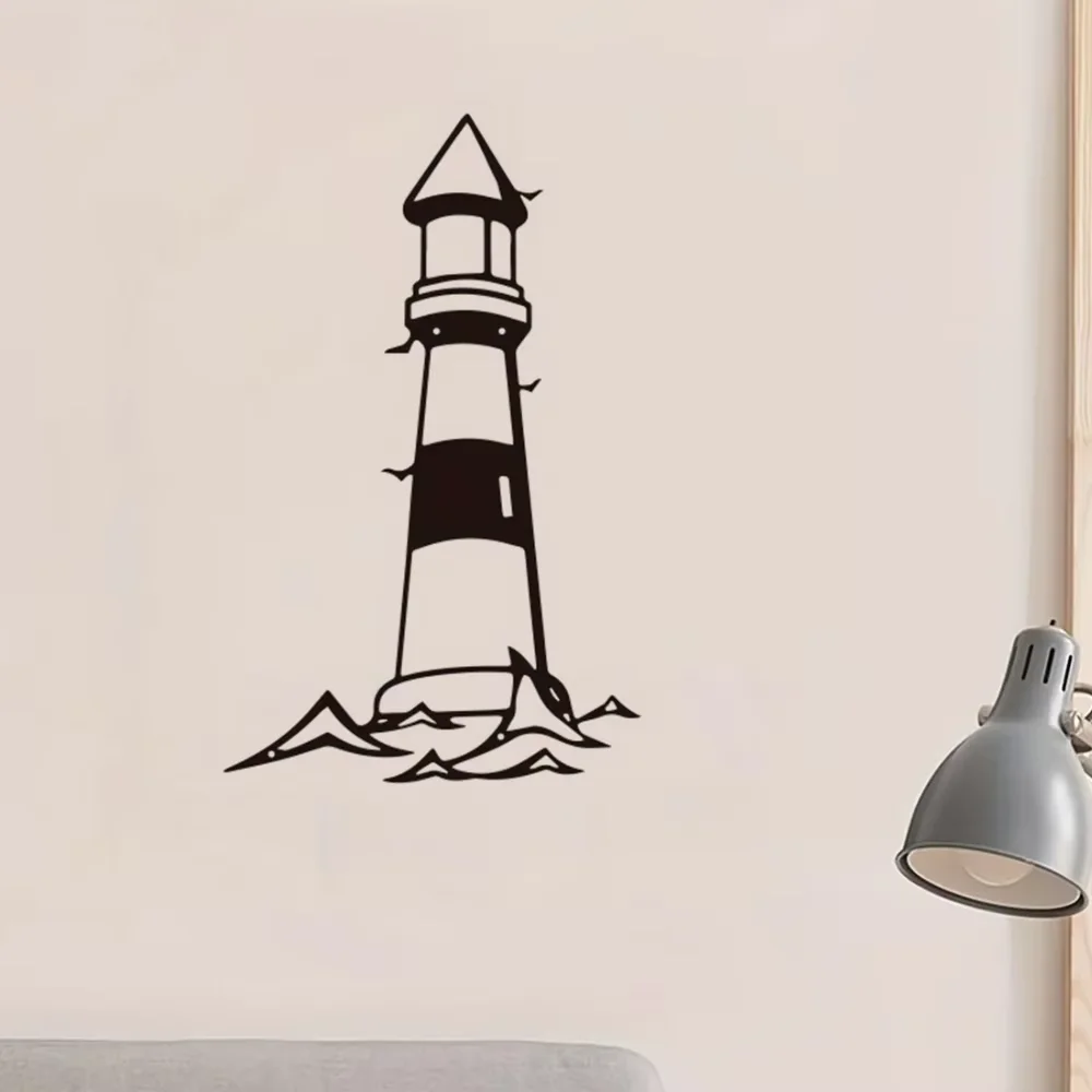 Потрясающий Металлический Настенный Декор Скульптура Маяка 1 Шт. Современный