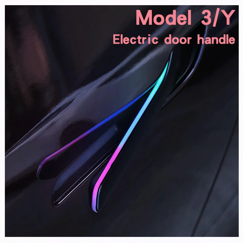 

TeslaModel3/YLuminousElectricHandleHandHandleElectricSuctionDoorHandleNon-destructive Modification Accessories