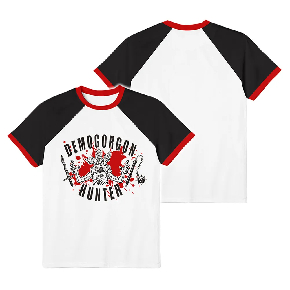 

Stranger Cosplay Things Season 4 Demogorgon Cosplay Short Sleeve T-shirt Women Men 3D Print Casual Shirt