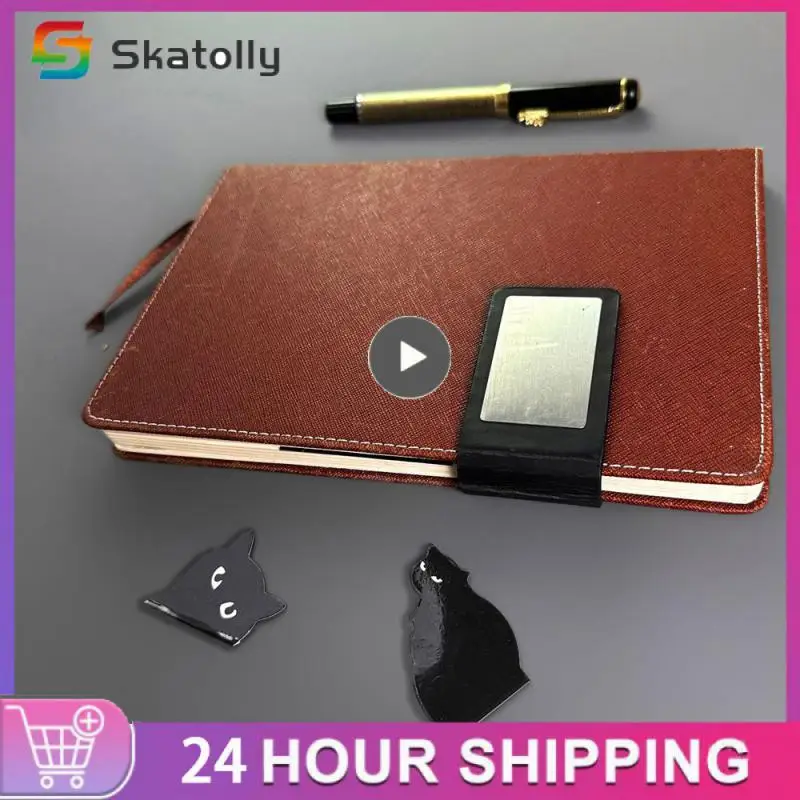 

Durable Stationery Beautiful Black Cat Fashion Literature And Art Gift Portable Creativity Simple Bookmark Student Household