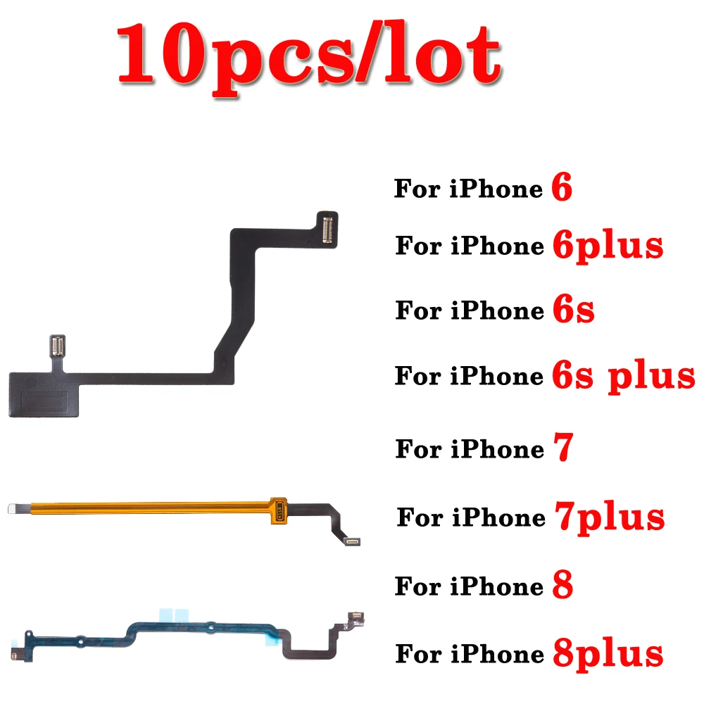 10 шт./лот для iPhone 6 6s 7 8 Plus Home Touch ID Кнопка возврата отпечатков пальцев