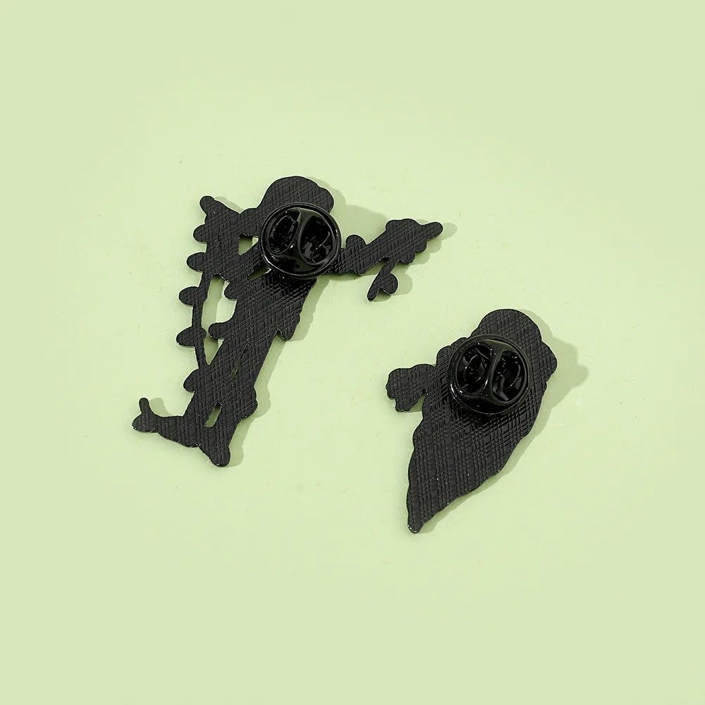 Металлический значок Кошмар перед Рождеством ужас Череп креативные Мультяшные