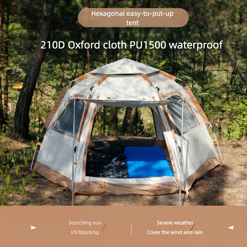 Быстро открывающаяся водонепроницаемая шестиугольная полностью автоматическая