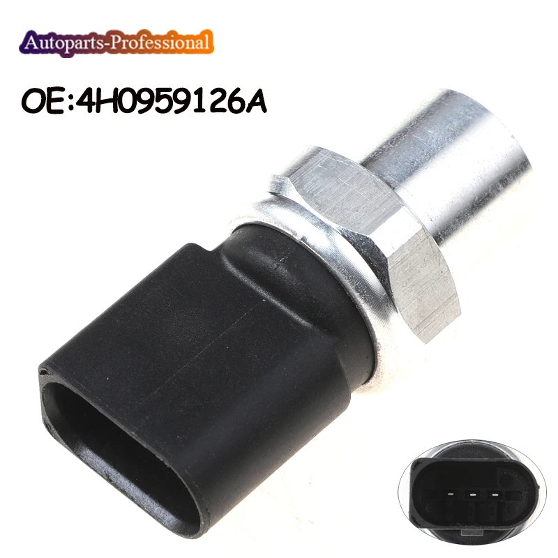 

New AC Air Conditioning Pressure Sensor Switch 4H0959126A 4H0959126 For Audi A3 A4 A5 A6 A7 A8 For VW Golf Touareg Leon