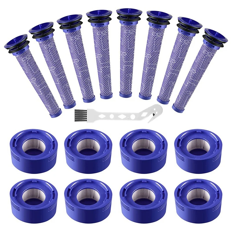 

Reusable & Washable Vacuum Filter Kit For Dyson V7, V8 DC58, DC59, V6, V8 Animal Absolute Cordless Vacuum Filters