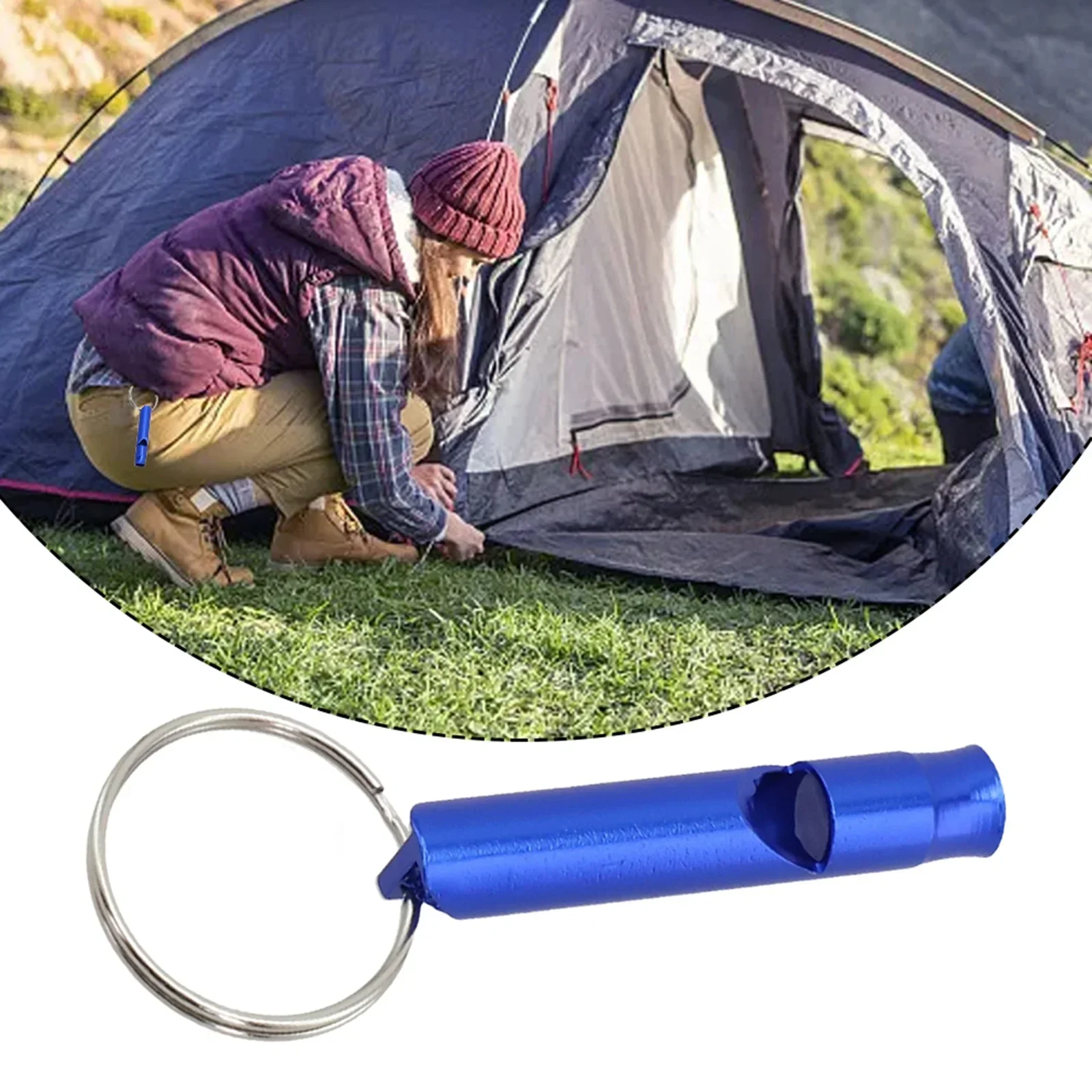 1 szt. 45x8mm ze stopu aluminium Mini gwizdek metalowy survivalowy Distress Pet Training karmienie pomocnik dla bezpieczeństwa pierwsza pomoc