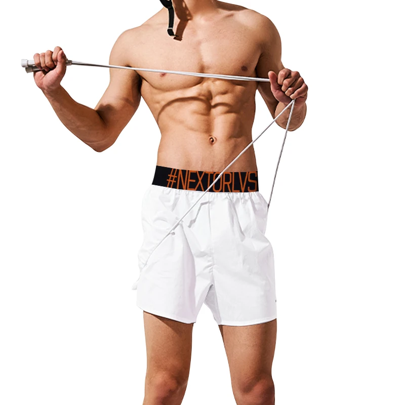 

Multipack Summer Comfortable Thin Pajamas Loose Male's Casual Pants Men's Home Underwear Trendy Sexy Cotton Fabric Outer Shorts