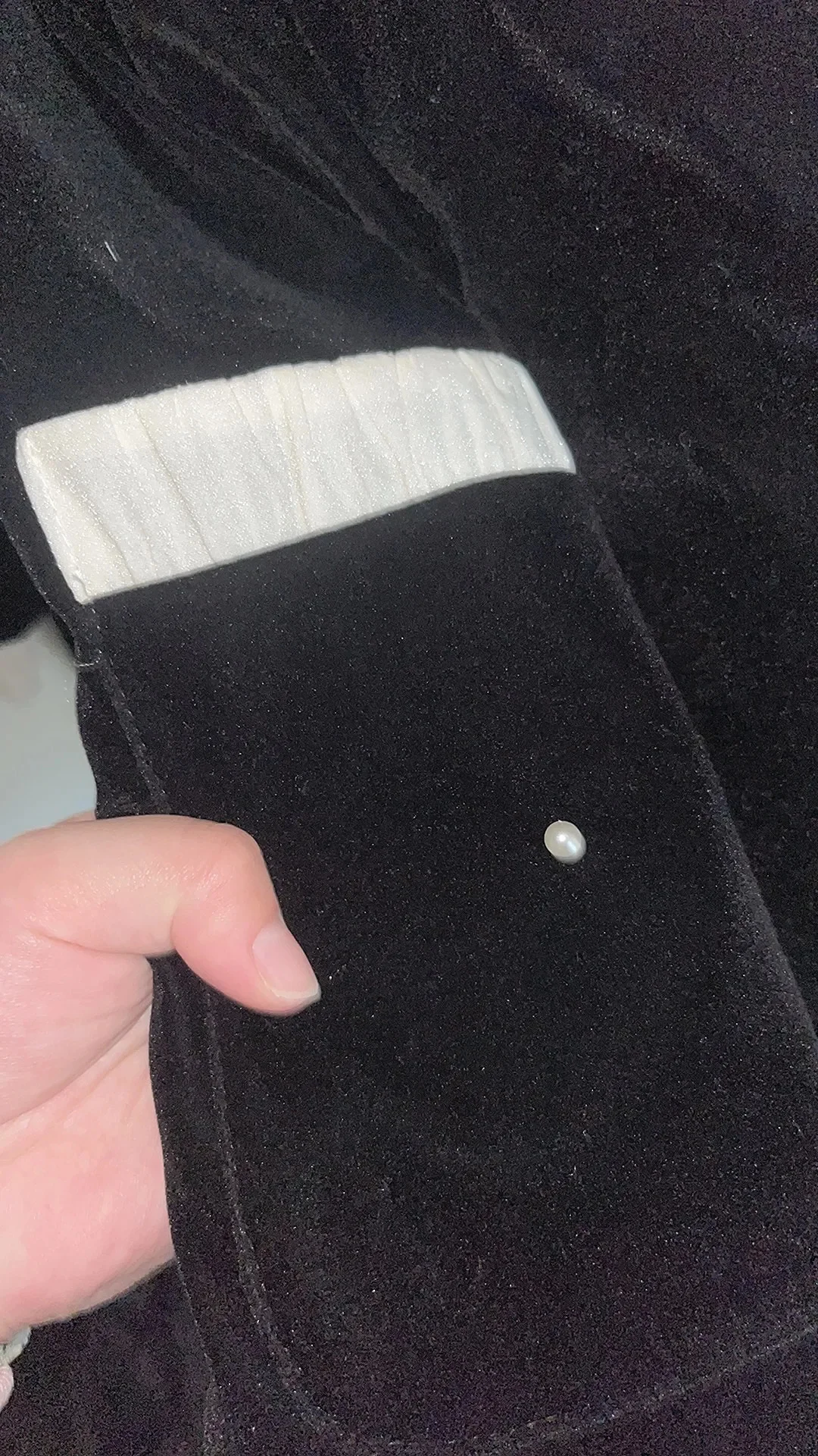 Зимнее бархатное пальто для тяжелой промышленности с бриллиантами и бусинами