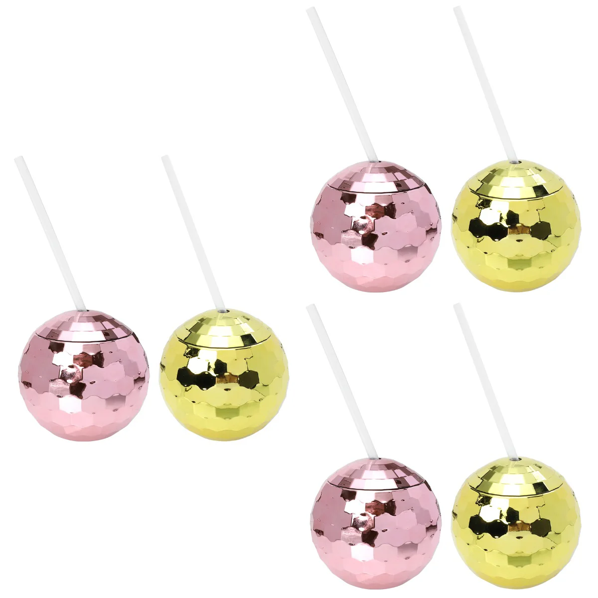 

Cup Disco Cups Party Drinking Glittering Shaped Nightclub Bar Tea Bottle Syrup Bachelorette Decorations Tumblers 1970S Mini