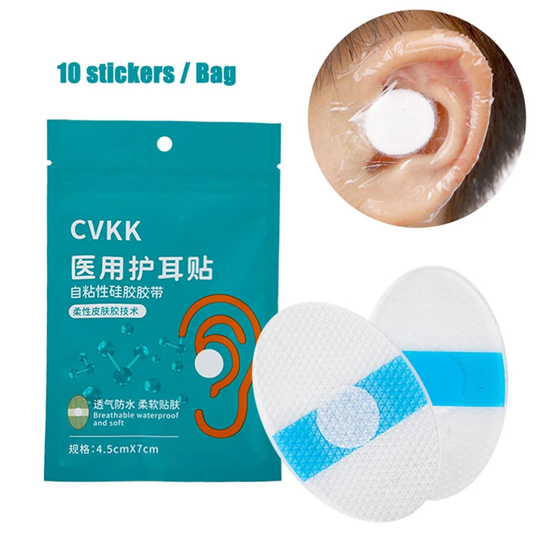 

10 шт., водонепроницаемые наушники для плавания и окрашивания волос