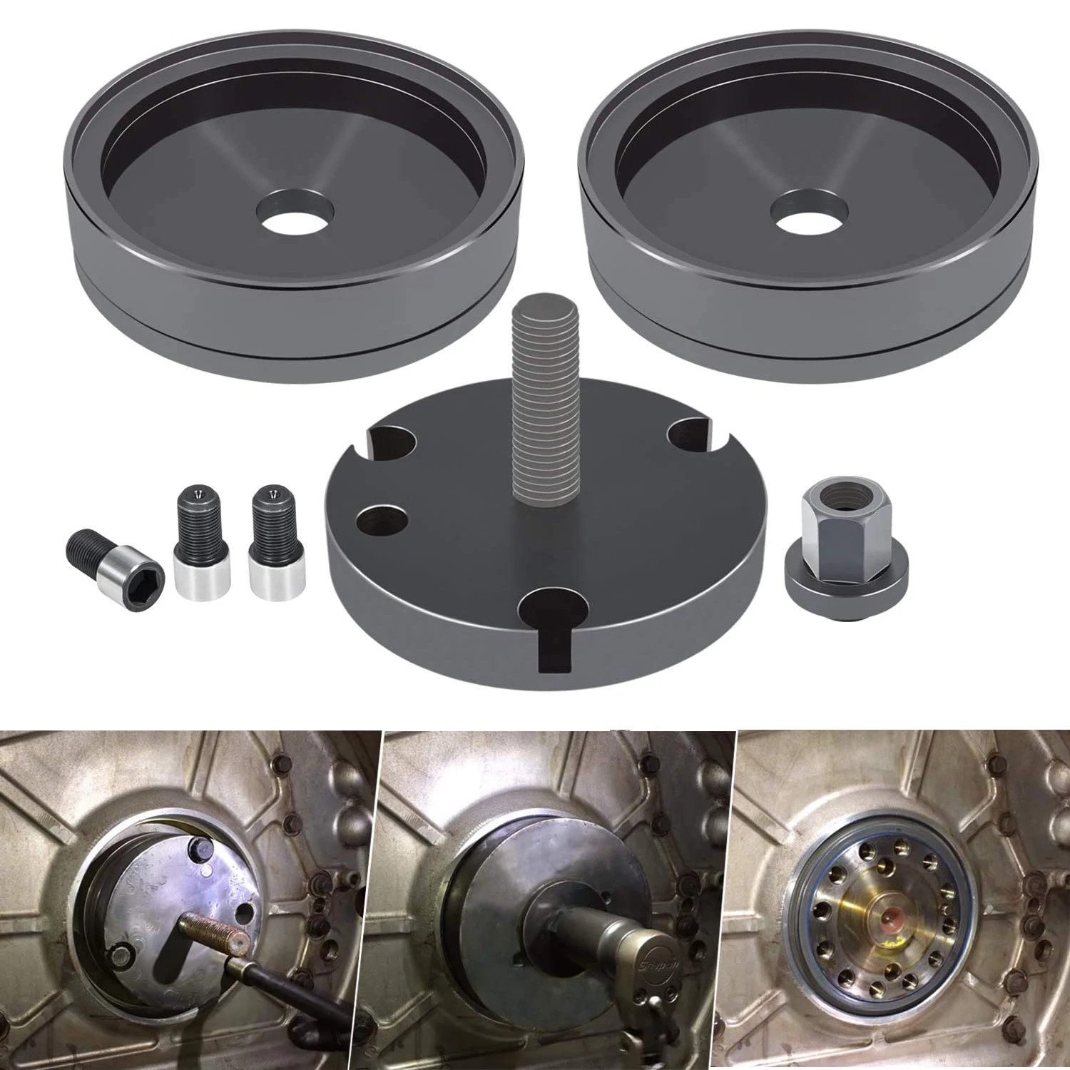 

Chuang QIan Diesel Front & Rear Crankshaft Seal/Wear Sleeve Installer for CAT 3406 3408 C-15