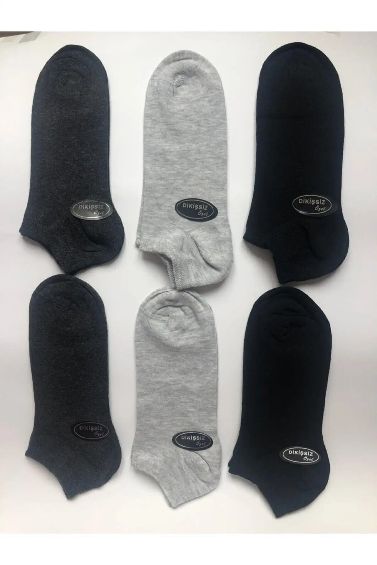 

Носки хлопчатобумажные бесшовные разных цветов, на каблуке и носу, SNPEAK0002, 8 шт.