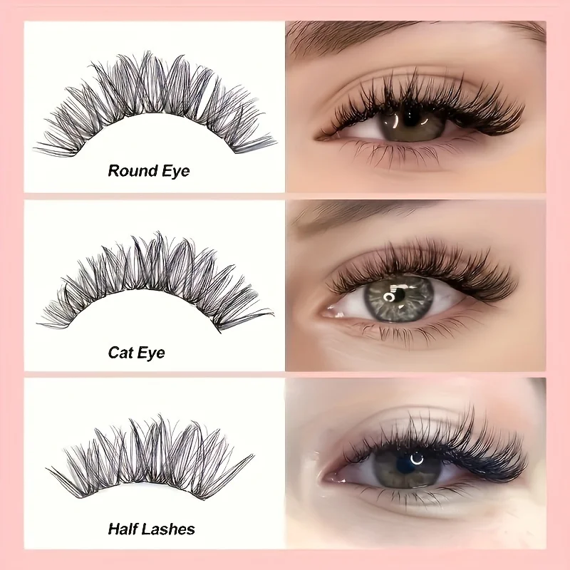 200 шт. индивидуальные кластерные ресницы естественного вида 9-16 мм с завитком D