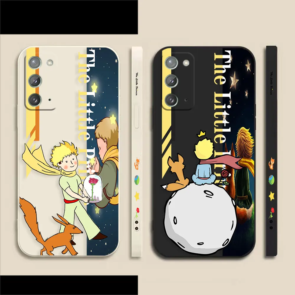 

Little Prince Rose Fox Case For Samsung A50 A30 A20S A10S A10 Note 20 10 9 M32 M22 M10S M40S A20 Pro Plus Lite Ultra 4G 5G Case