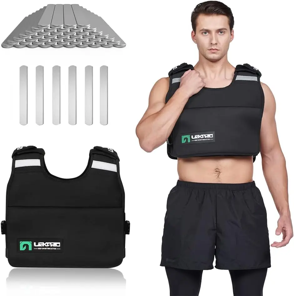 

Weighted Vest, Weights Vest, 75 LB Weight Vest Workout Equipment, Weighted Jacket for Man Women Strength Training, Walking, Jogg