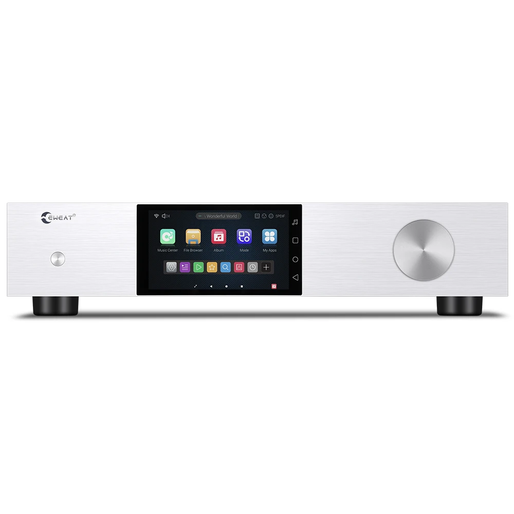 Фото EWEAT 8G + 64G DMP35 Android14 Высококачественный музыкальный плеер ESS9068 + XMOS316 Hi-Fi стример-декодер для домашней системы усилителя для наушников №1