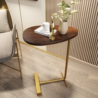 side table living room furniture light luxury corner table simple wooden balcony small side tables small apartment coffee desk