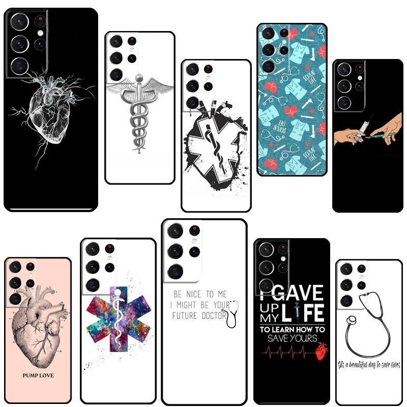 Чехол для телефона с докторской медсестрой медицинской медициной Samsung Galaxy S22 Ultra S8