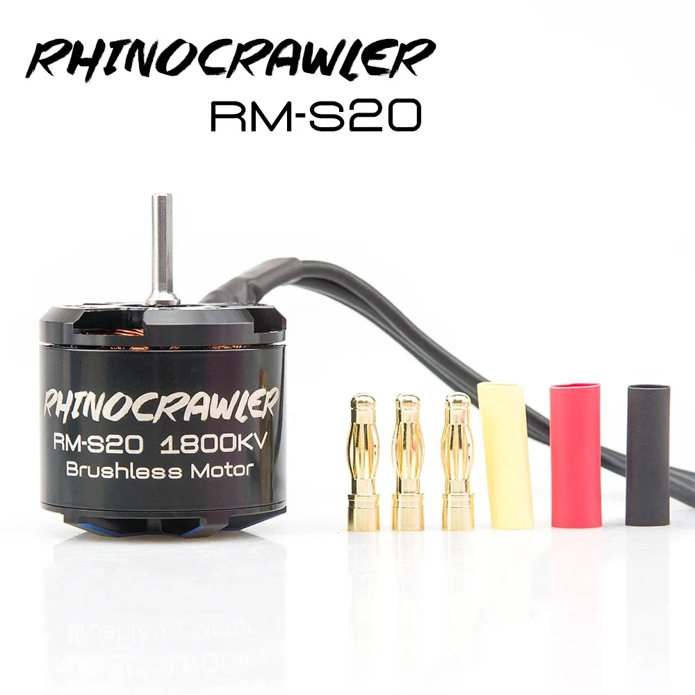 RHINO ESC Crawler 40A 80A система электропитания с бесщеточным двигателем AM32 для 1/10 TRX4 SCX10 MOA