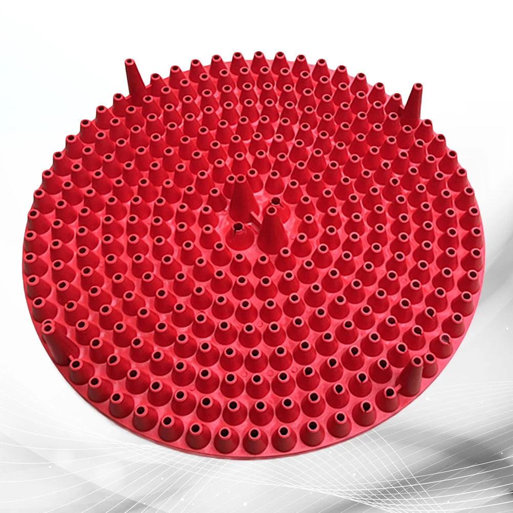 

1Pcs 26cm Car Washer Barrel Sandstone Pads Water Quality Cleaning Pads Size L(Red)