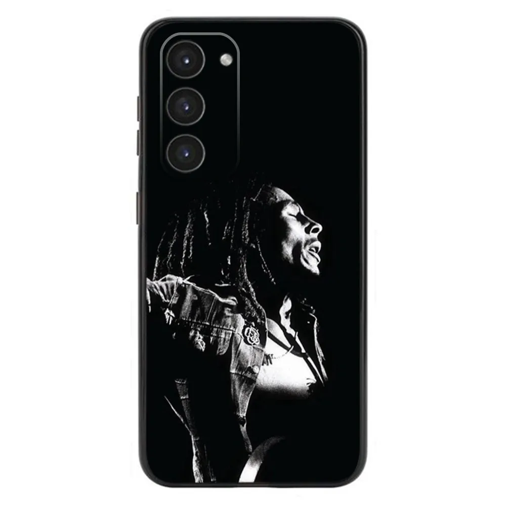 Фото Чехол для телефона Rapper B-Bob M-Marely, силиконовый чехол для Samsung Galaxy A20, A21s, A22, A31, A32, A52, A53, A72, 73, A80, A91, мягкий черный чехол №2