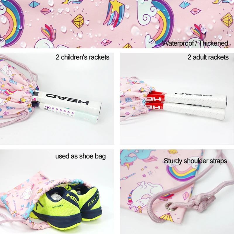 Original Great Speed Tennis Bag Racket Padel Bag Tennis Rackets Badminton Bag Hold 2 Tennis Rackets Backpack Kids Bag Tenis Bag