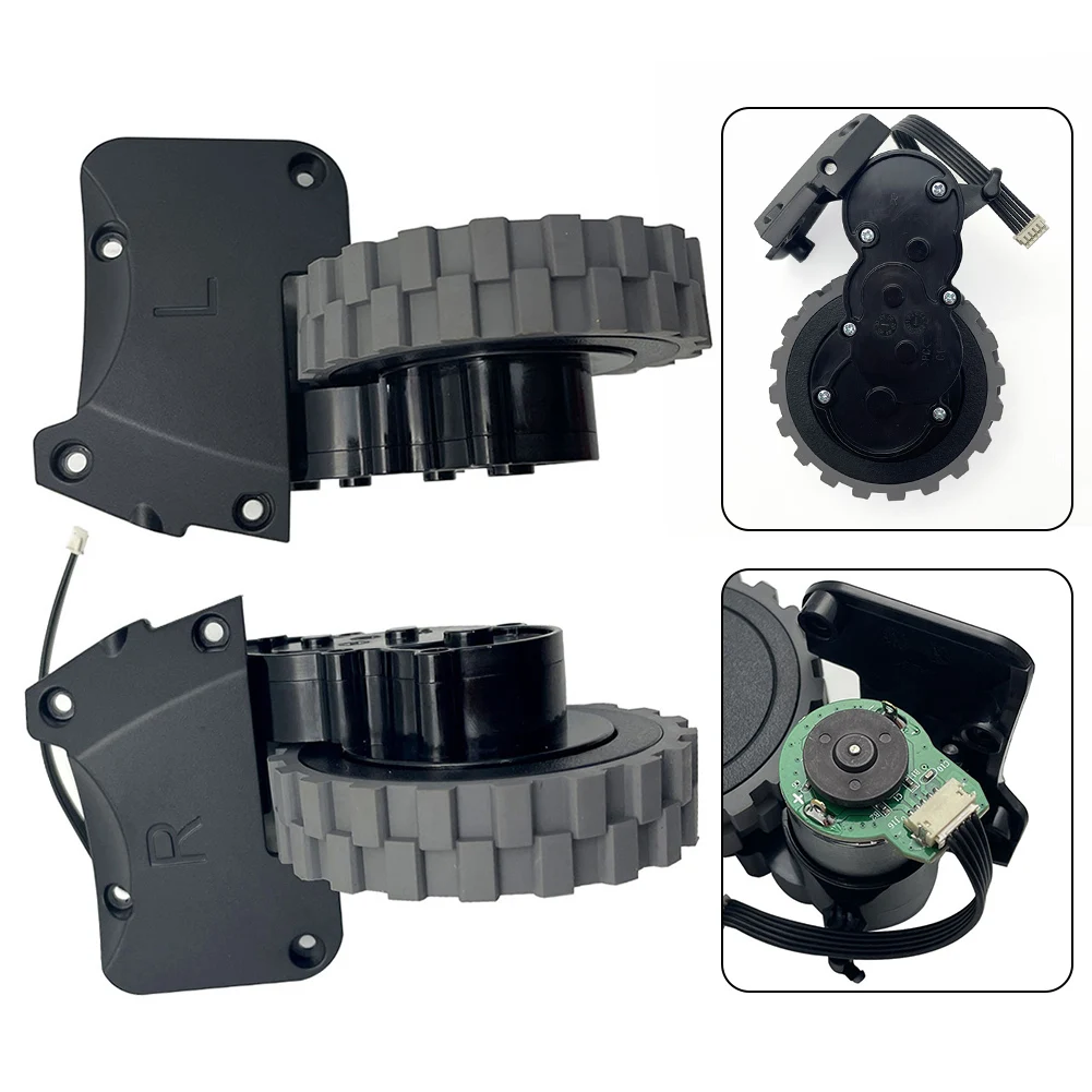 Для ABIR X6 X8 левое колесо правое дома 1 шт. аксессуары черный простой в установке