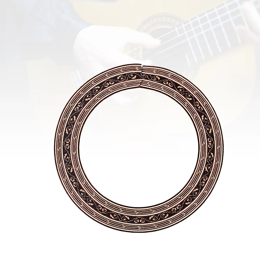 

GXB13 Rosewood Guitar Rosette Curved Strips Guitar Sound Hole Inlay Guitar Decals 88mm
