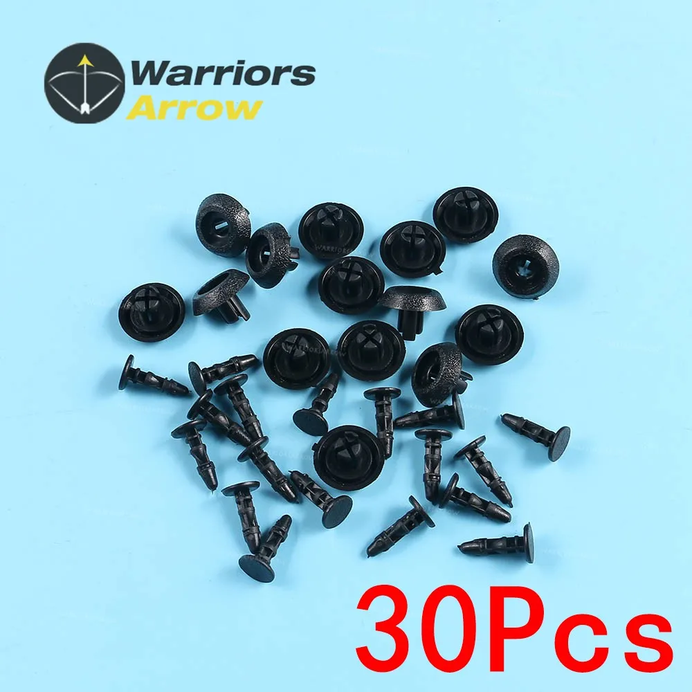 

30 шт. клипсы для крышки двигателя, фиксатор радиатора бампера 90467-07211 для Lexus LS460 IS250 для Toyota Corolla Camry Prius 2010-2013