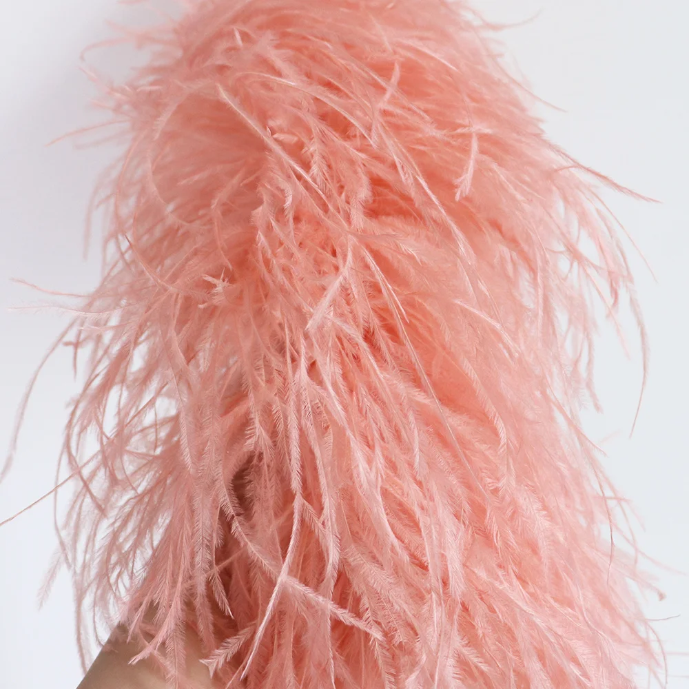 

50 см пушистое страусиное перо Boa шарф 2/4/6/8/10 слойный натуральный страусиный плюшевый шаль для рукоделия свадебное платье Швейные аксессуары