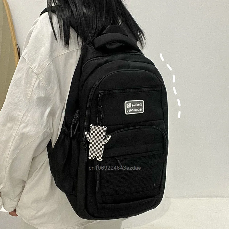 

Korean Style Harajuku Backpack Y2k Girl High Schoolbag For Teenage Waterproof Shoulder Bag Large Capacity Japan Fashion Mochila
