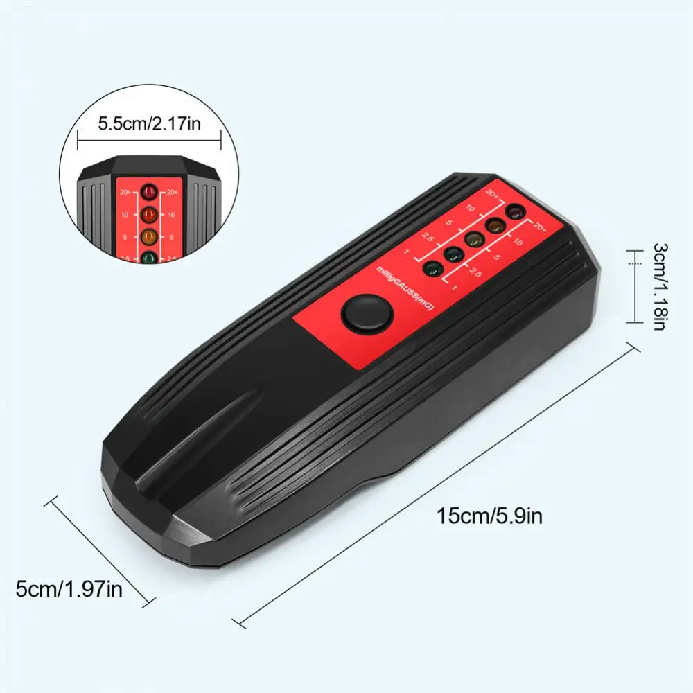 XIAOMI EMF Meter Electromagnetic Field Radiation Detector Radio Frequency Tester Rechargeable Portable Counter Emission Dosimete images - 6