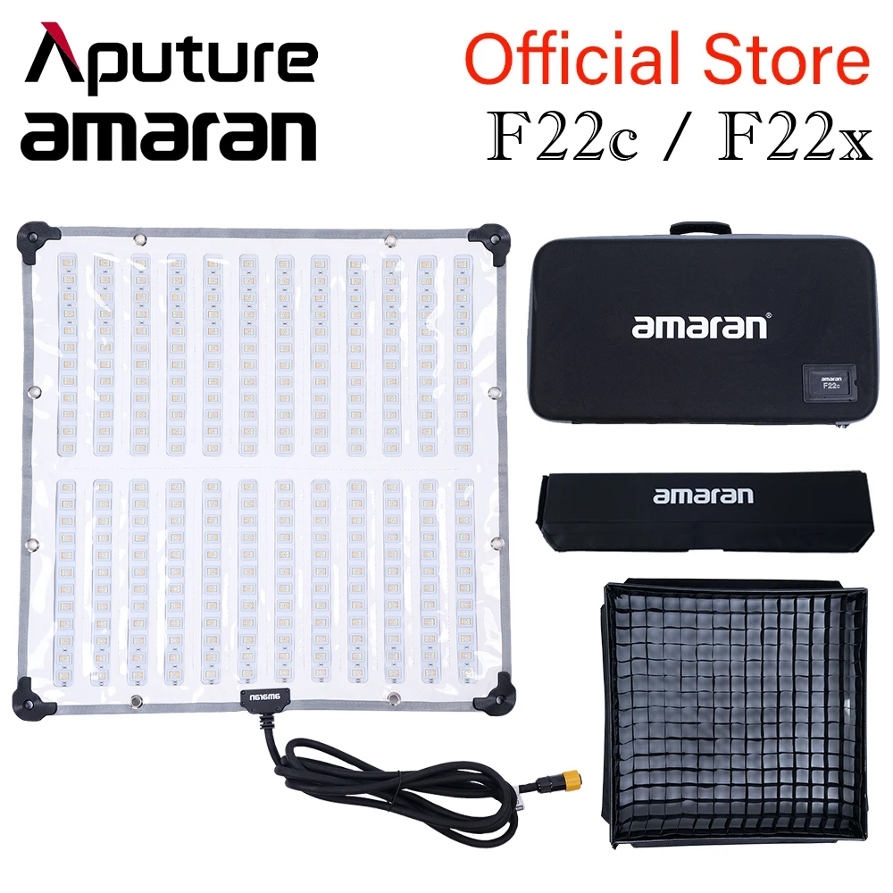 Aputure Amaran F22C/F22X Гибкая фотовспышка для студийной видеосъемки с полным цветом 2500-7500K