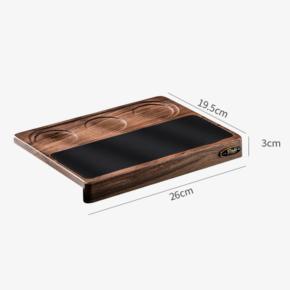 

Tamping Station Wooden Coffee Portafilter Mat ABS Tamper Holder Distributor Holder Station for 51/54/58mm Coffee Accessories