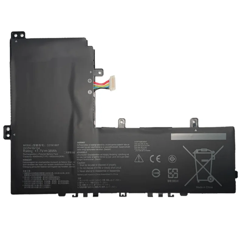 100% новый аккумулятор для ноутбука 7 В 38 Втч C21N1807 Asus ChromeBook C223NA Vivobook E203NA-FD026T C21PiCH 0B200-