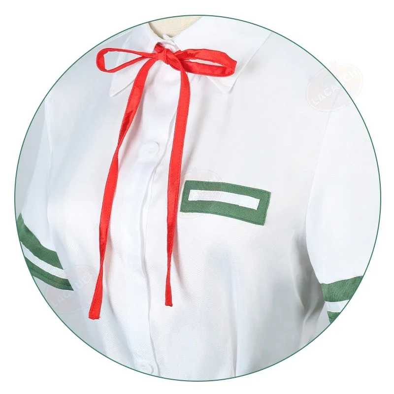 Suzume Iwato Косплей Костюм Парики Аниме No Tojimari Зеленое Платье JK Матроса Suzume's Door-Locking