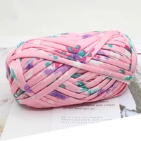 fancy cloth wool colored segment dyed hand woven hook wrapped yarn soft and comfortable knitted fashion piece diy material bag