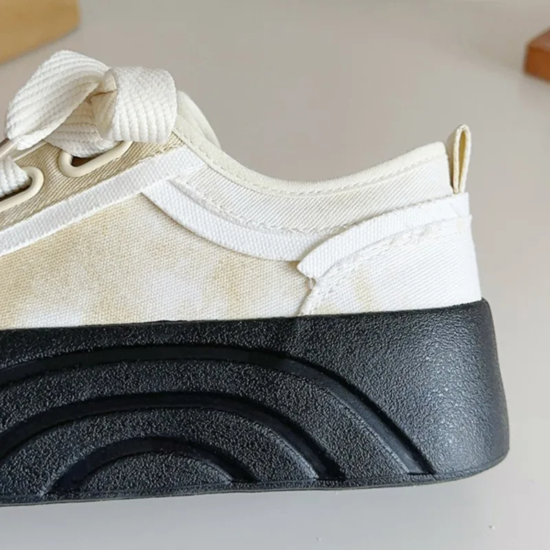 Винтажные туфли для хлеба женские Agan на толстой платформе белые кроссовки