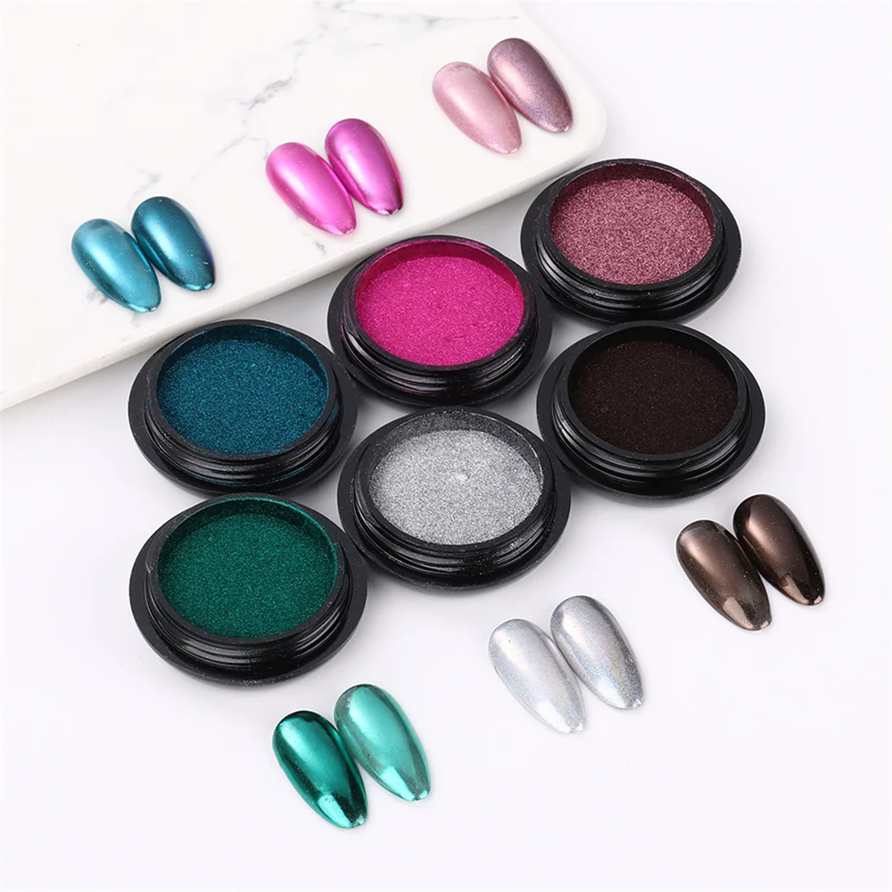 

Glitter Super Bright Easy To Color No Fly Delicate And Docile Powder Smooth Nail Supplies Mirror Powder Water Ripple