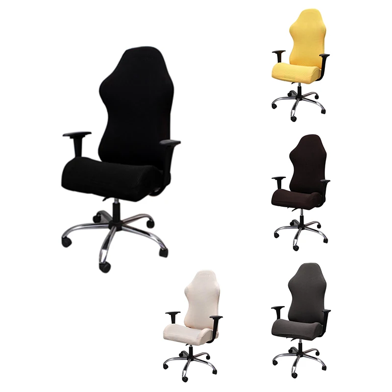 

Elastic Gaming Competition Chair Covers Household Office Internet Cafe Rotating Armrest Stretch Chair Cases