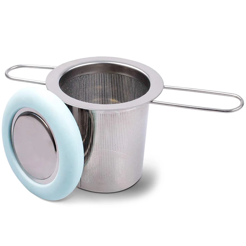 Заварочный чайник ситечко для чая из нержавеющей стали складная ручка фильтр с