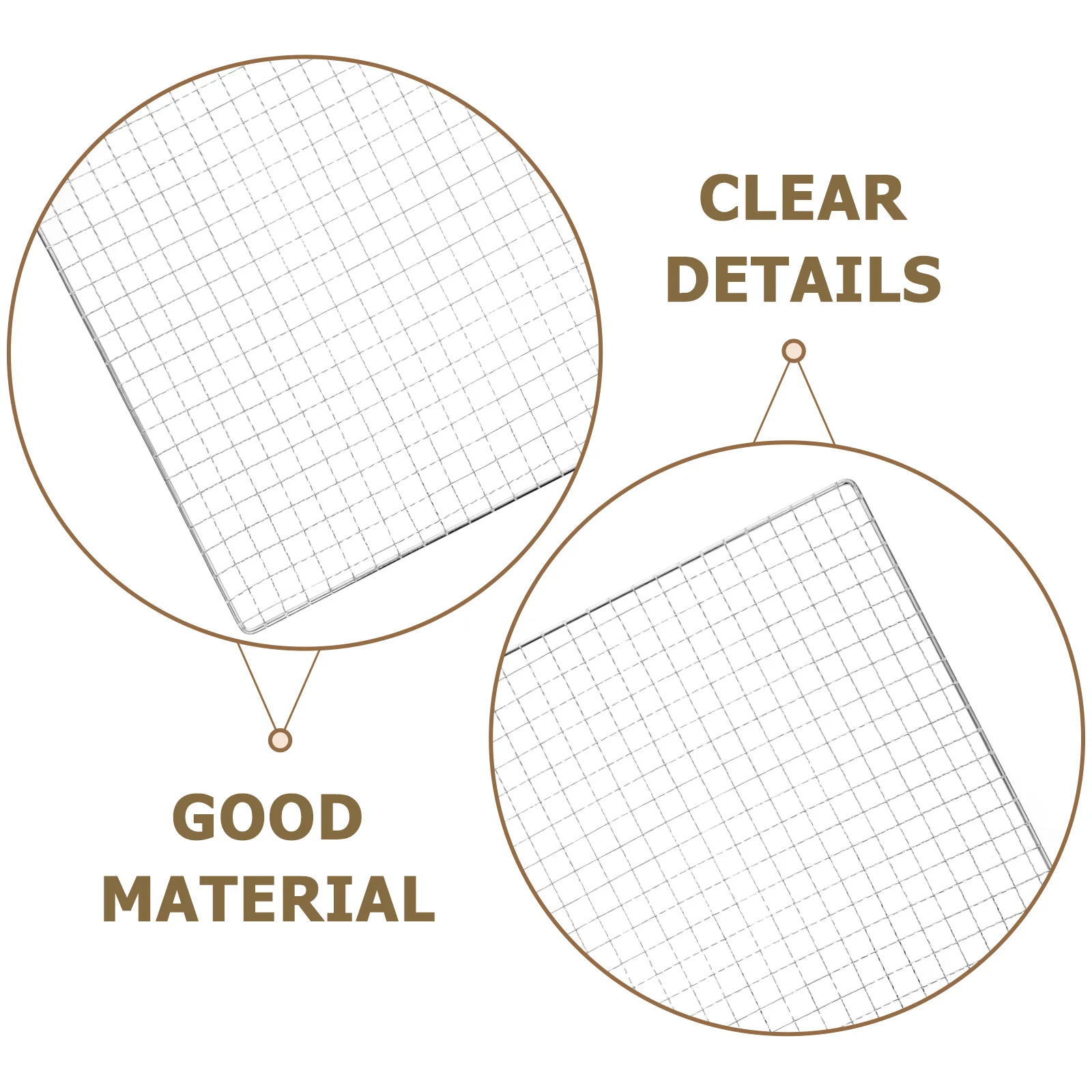 Сетка для барбекю из нержавеющей стали сетчатый коврик гриля охлаждающая стойка