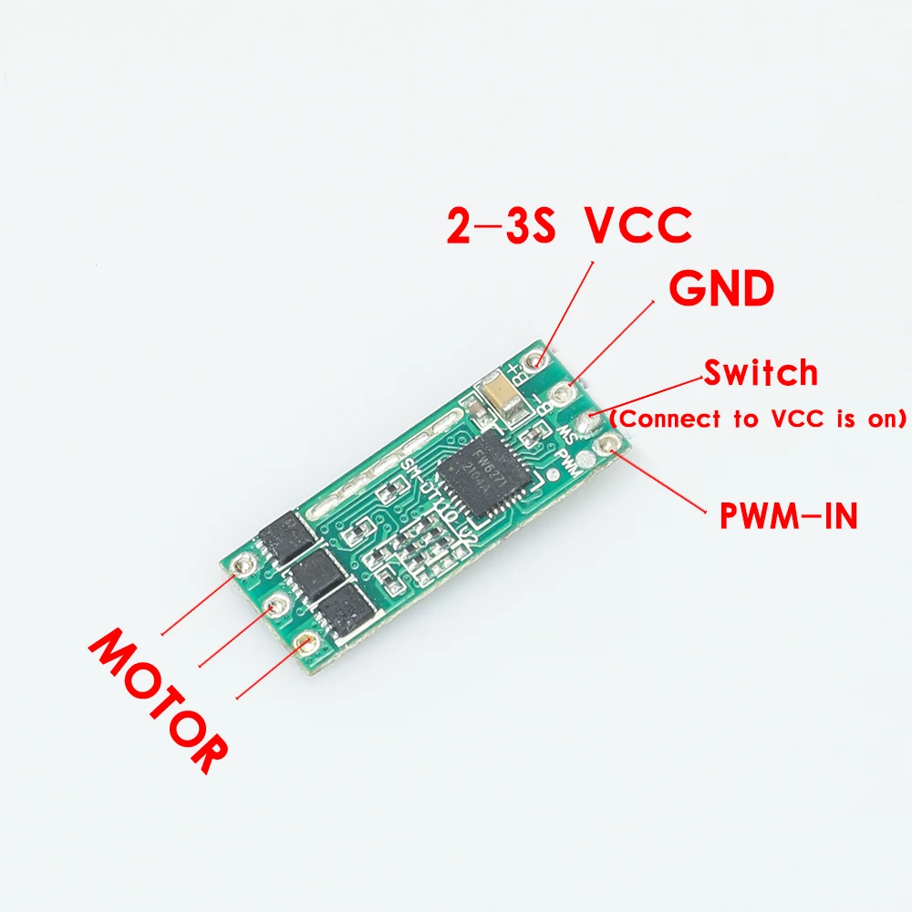 

Мини плата бесщеточного двигателя ECS 2S 7,4В 8,4В 7-15А