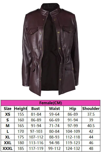 Carol Peletier Косплэй женская коричневая кожаная куртка пальто прогулочный костюм