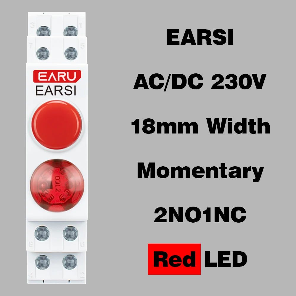 

Зеленая сигнальная кнопка EARUELECTRIC 220В