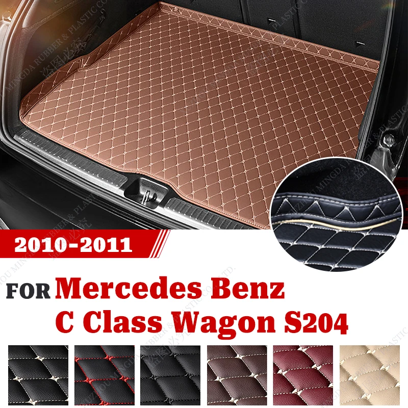 

Car Trunk Mat For Mercedes Benz C Class Wagon S204 2010 2011 Custom Car Accessories Auto Interior Decoration