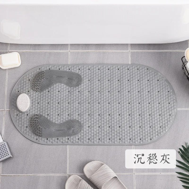 youpin new style pvc toilet bathroom non slip mat household bathroom grind stone floor mat shower room massage foot mat free global shipping