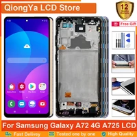 6 7 new incell a725 display for samsung galaxy a72 4g5g a725 lcd sm a725f a725fds lcd with touch screen digitizer assembly