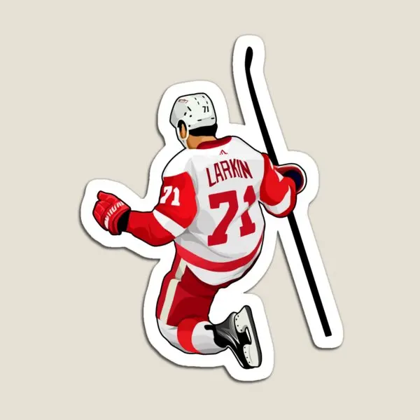 Dylan Larkin 71 Celebrates  Magnet Refrigerator for Fridge Organizer Kids Decor Holder Home Cute Children Stickers Funny Baby